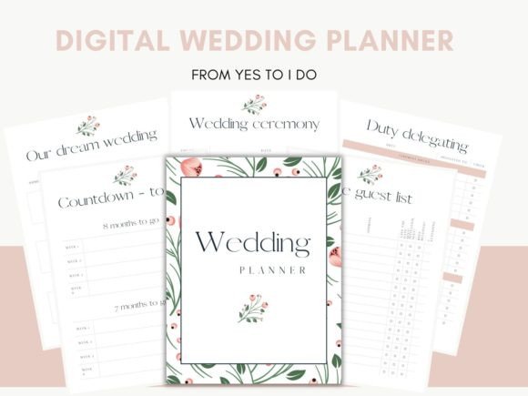 Download Wedding Planner Hyperlinked for Goodnote - Wedding planner Collection