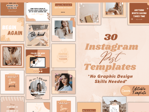 Download Instagram Post Templates -Canva Template - Canva template Collection