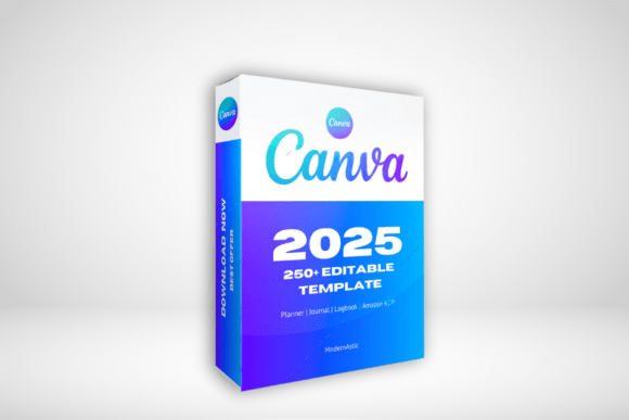 Download 250+ Editable Canva Templates | KDP 2025 - Canva template Collection