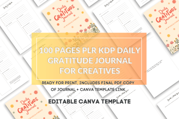 Download PLR Daily Gratitude Journal for Creative - Premium Bundle
