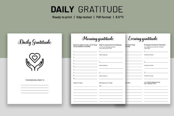 Download Daily Gratitude KDP Interior - Premium Bundle